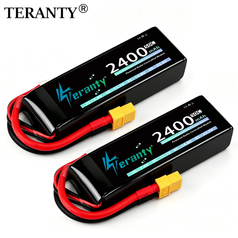 Rc Hobby Model - Batterie Lipo TERANTY 3S 2200/2400/2600mAh 11.1V