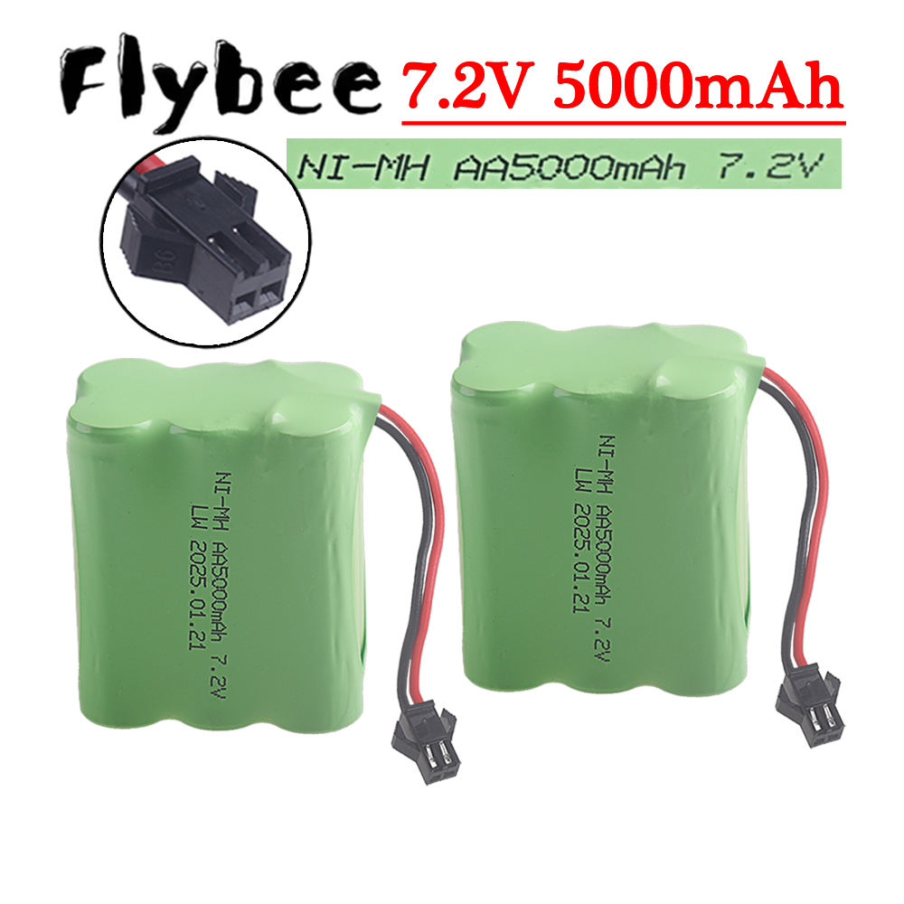 Rc Hobby & Maskinservice I Eskilstuna - (prise SM-2P) batterie NiMH 7.2V 5000mah