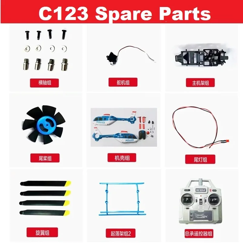 Body Shell Rc - Liste de pièces de rechange pour