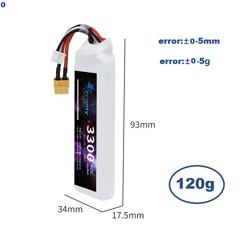 Batterie LiPo 2s 7.4V 3300mAh  - Rc Hobby Model avis et prix