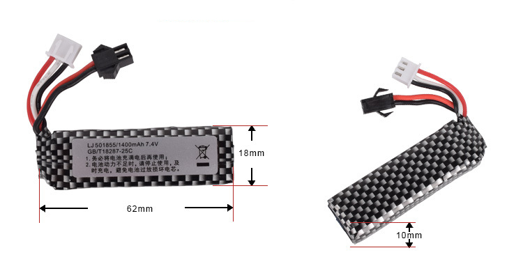 7,4 V 1400 mAh 25C 501855   Ba - Rc Hobby & Maskinservice I Eskilstuna avis et prix